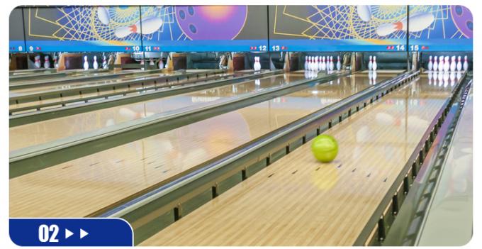 17m Professional String Type Bowling Lane Bumper with Bowling Scoring ...