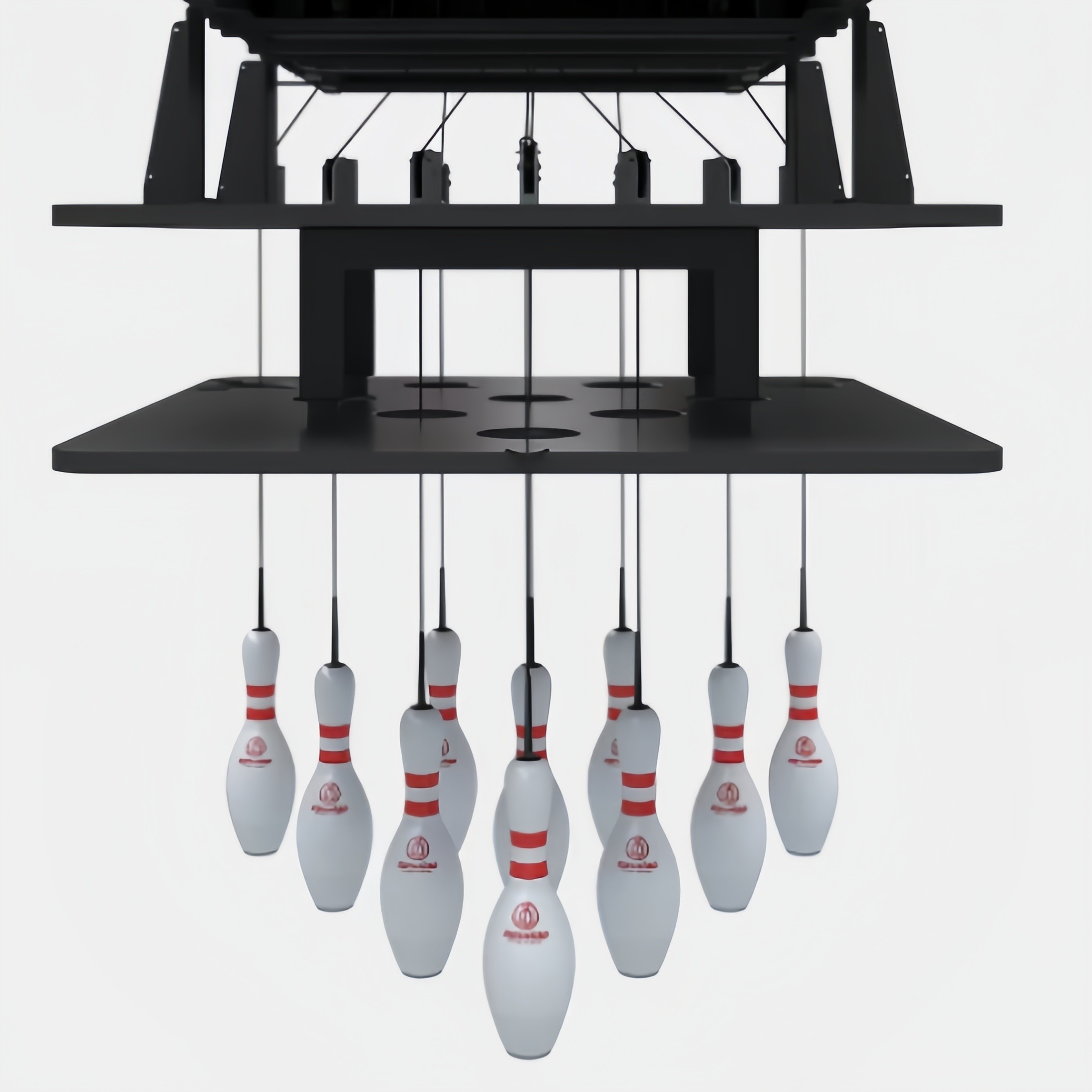 Steel String Pinsetter System for Full Glow Bowling Lane Bowling ...