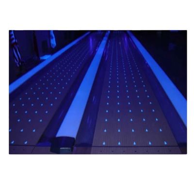High Reliability Synthetic Bowling Lane Easy Install Glow Pattern And Thickness