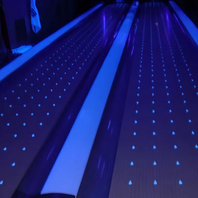 Indoor Sports Entertainment Synthetic Bowling Lane Warp Resistant