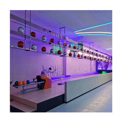 Metal String Bowling Machine For Playground Black Color Stable Operation